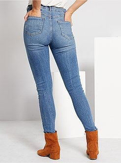 Skinny jeans met hoge taille - Kiabi