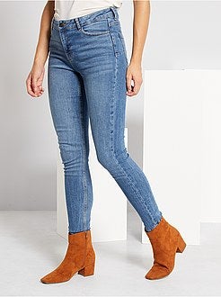 Skinny jeans met hoge taille - Kiabi