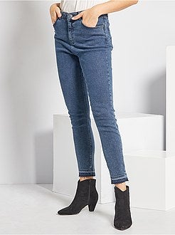 Skinny jeans met hoge taille - Kiabi