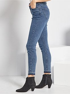 Skinny jeans met hoge taille - Kiabi
