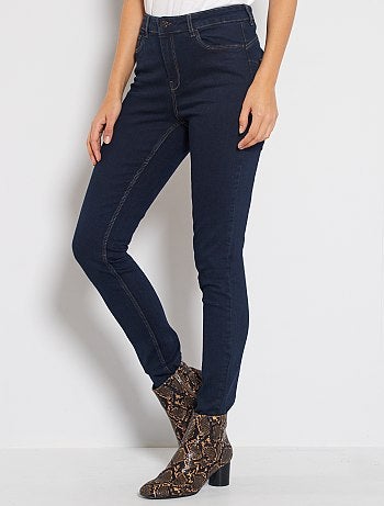 Skinny jeans met hoge taille, lengtemaat 32 - Kiabi