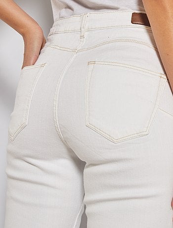 Skinny jeans met hoge taille, lengtemaat 32 - Kiabi
