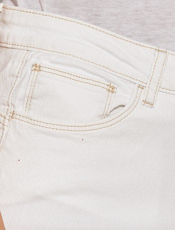 Skinny jeans met hoge taille, lengtemaat 32 - Kiabi