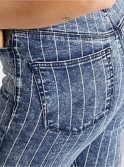 Skinny jeans met print - Kiabi