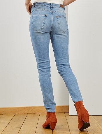 Skinny jeans met superhoge taille - Lengte US30 - Kiabi