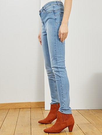 Skinny jeans met superhoge taille - Lengte US30 - Kiabi
