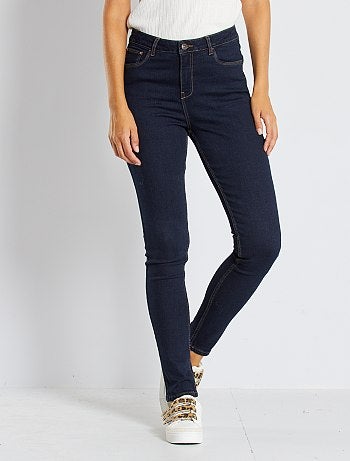 Skinny jeans met superhoge taille - Lengte US30 - Kiabi