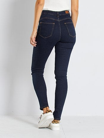 Skinny jeans met superhoge taille - Lengte US30 - Kiabi