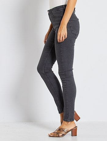 Skinny jeans met superhoge taille - Lengte US30 - Kiabi
