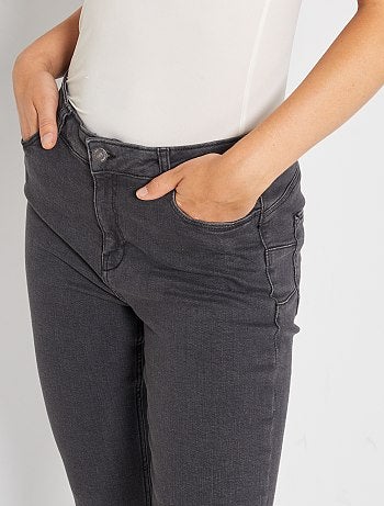 Skinny jeans met superhoge taille - Lengte US30 - Kiabi