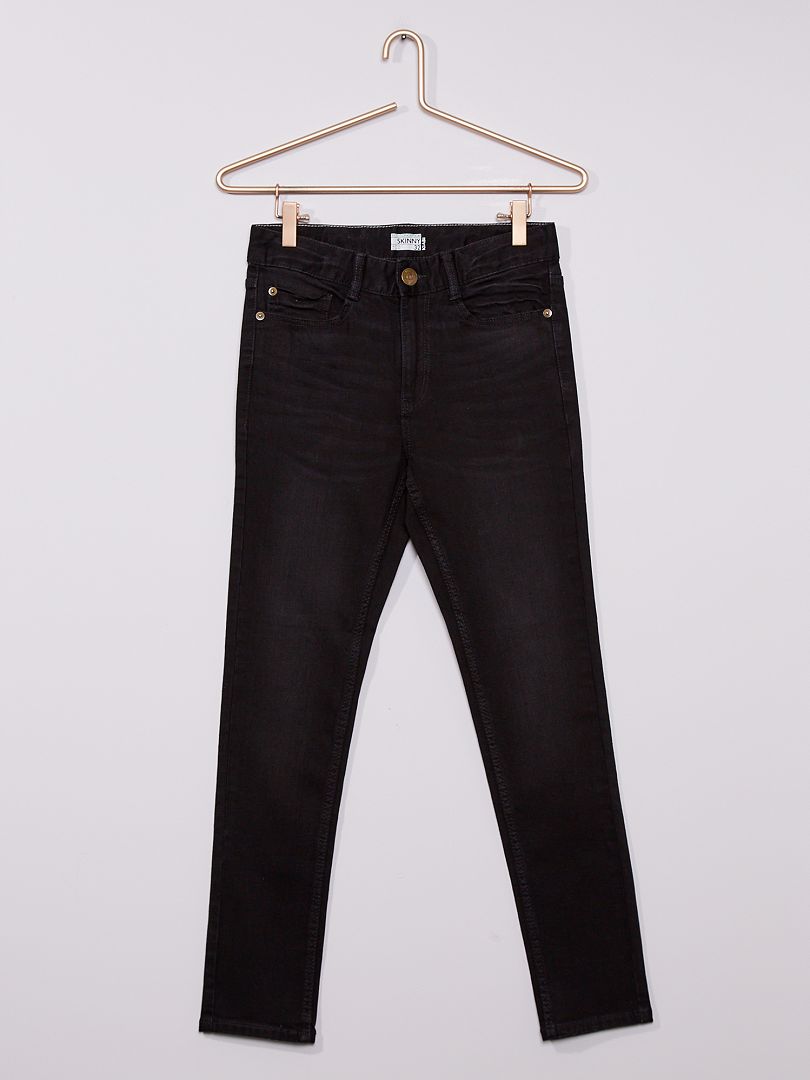 Skinny jeans van denim ZWART - Kiabi