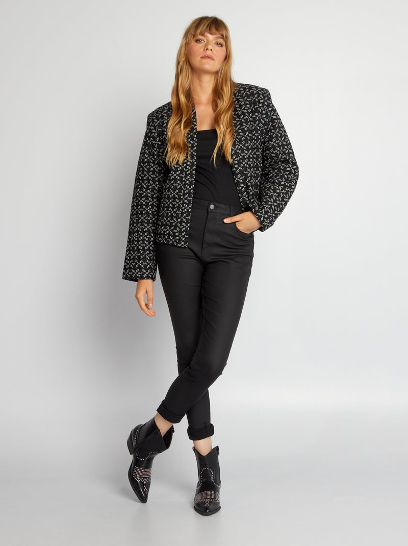 Skinny jeans / zeer nauwsluitend model ZWART - Kiabi