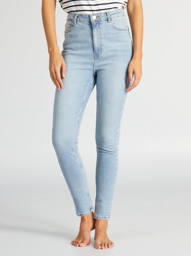Skinny push-upjeans - L28 BLAUW - Kiabi