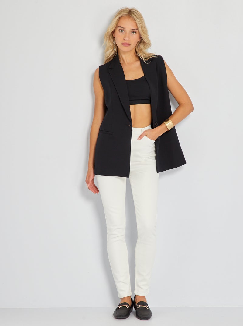 Skinny push-upjeans - L28 WIT - Kiabi