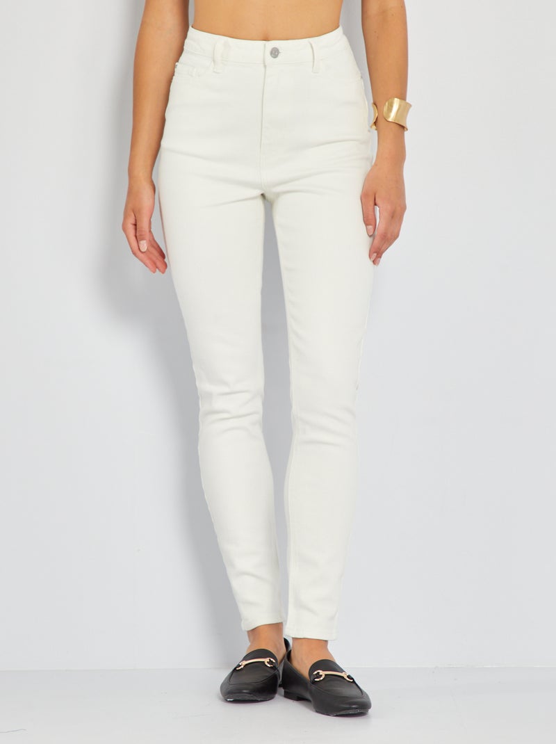 Skinny push-upjeans - L32 WIT - Kiabi