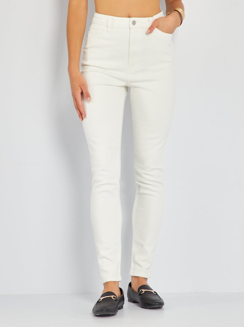 Skinny push-upjeans - L34 WIT - Kiabi