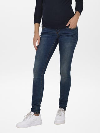 Skinny push-upjeans 'Only Maternity'