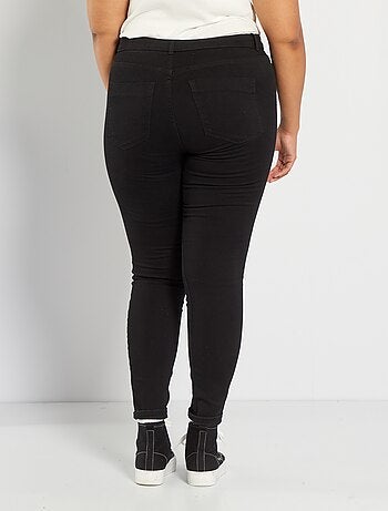 Skinny stretch jeans van denim met een hoge taille - Kiabi