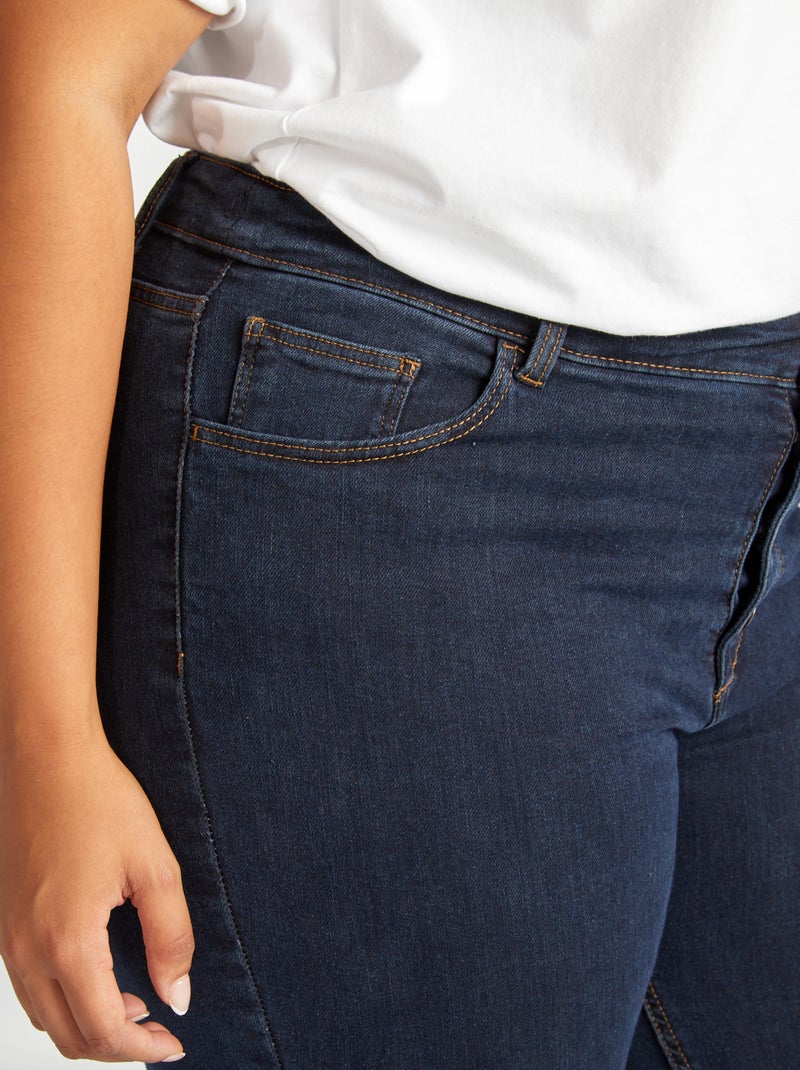 Skinny stretchbroek - 5 zakken - L30 BLAUW - Kiabi