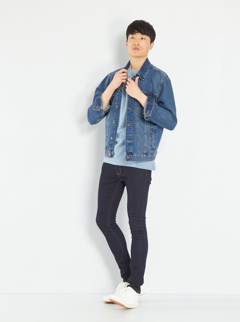 Skinny stretchjeans - 5 zakken BLAUW - Kiabi