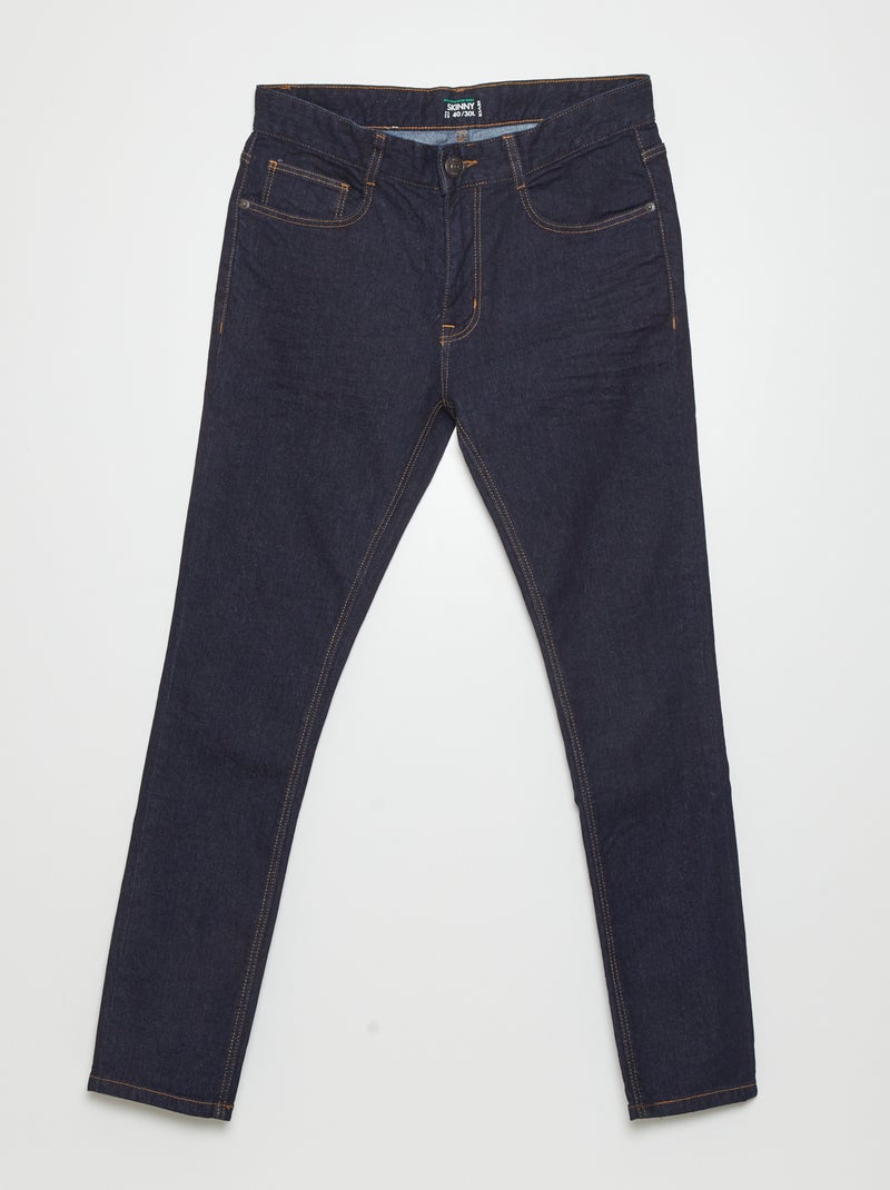 Skinny stretchjeans L30 BLAUW - Kiabi
