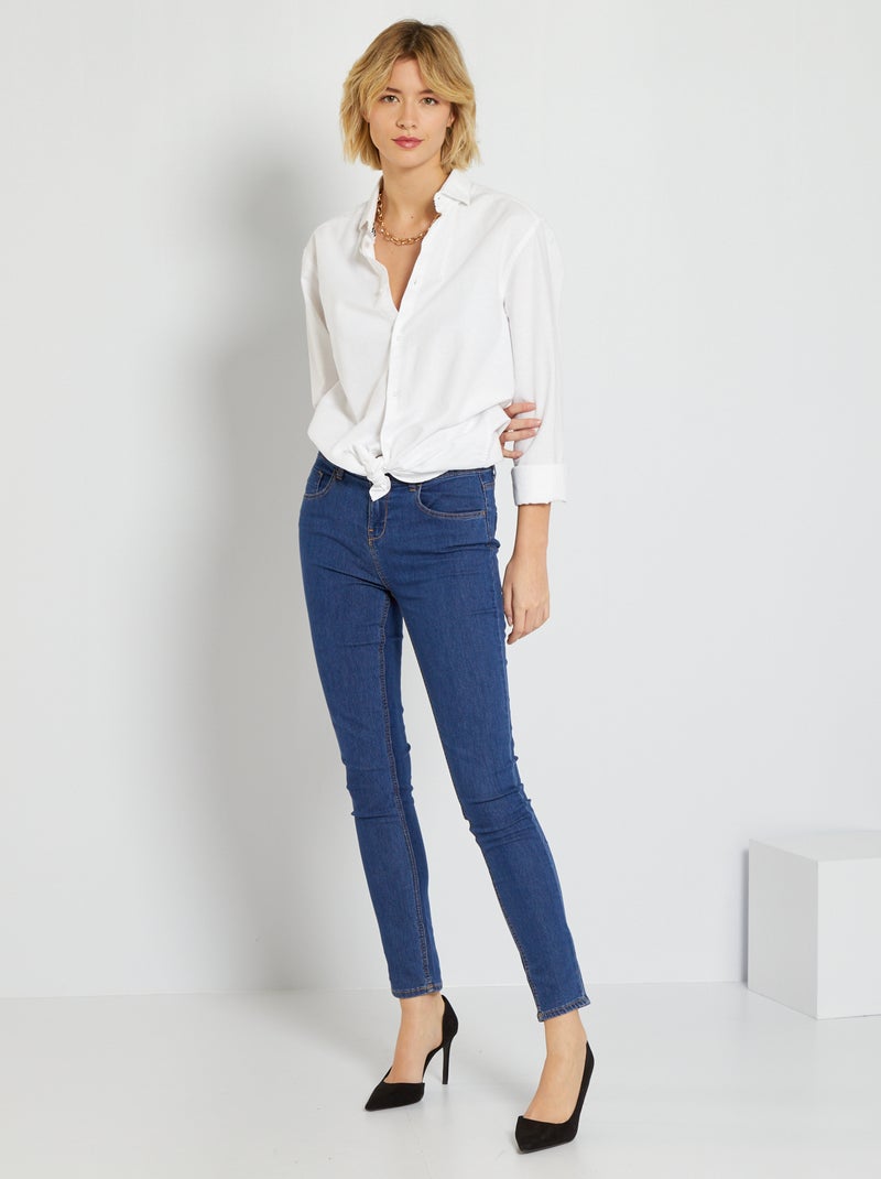 Skinny stretchjeans steen - Kiabi