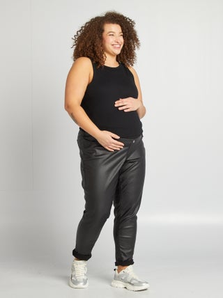 Skinny zwangerschapsbroek met elastische band