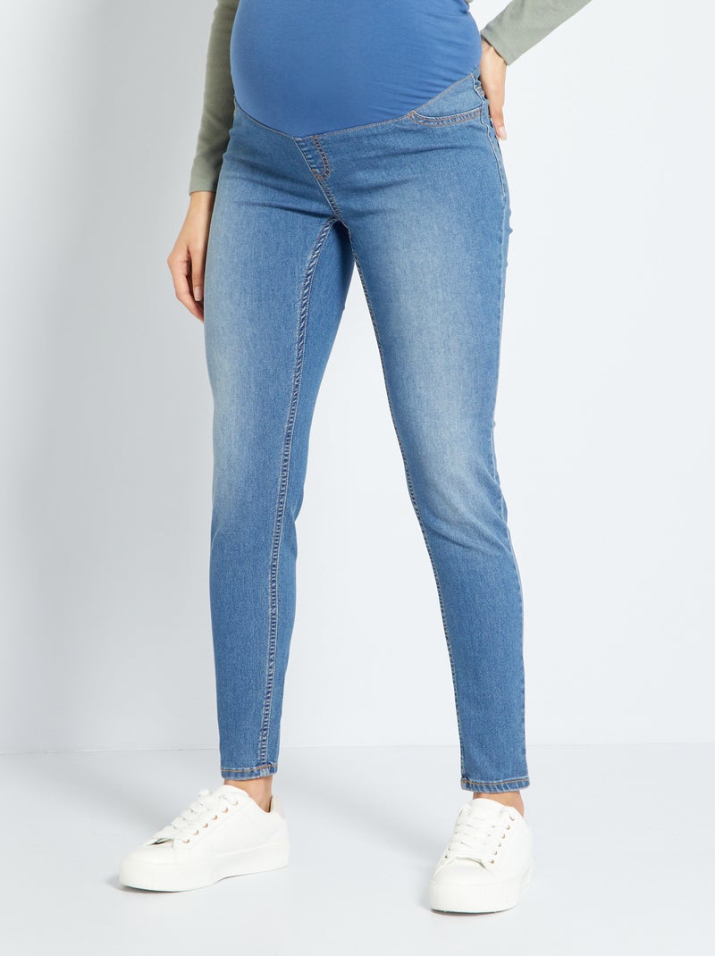 Skinny zwangerschapsjeans BLAUW - Kiabi
