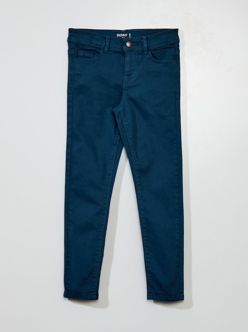 Skinnyjeans met 5 zakken BLAUW - Kiabi