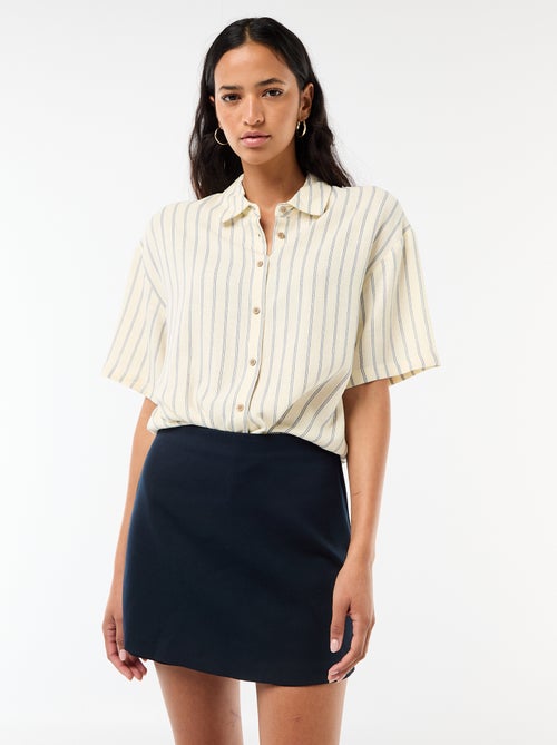 Skort met hoge taille - Kiabi