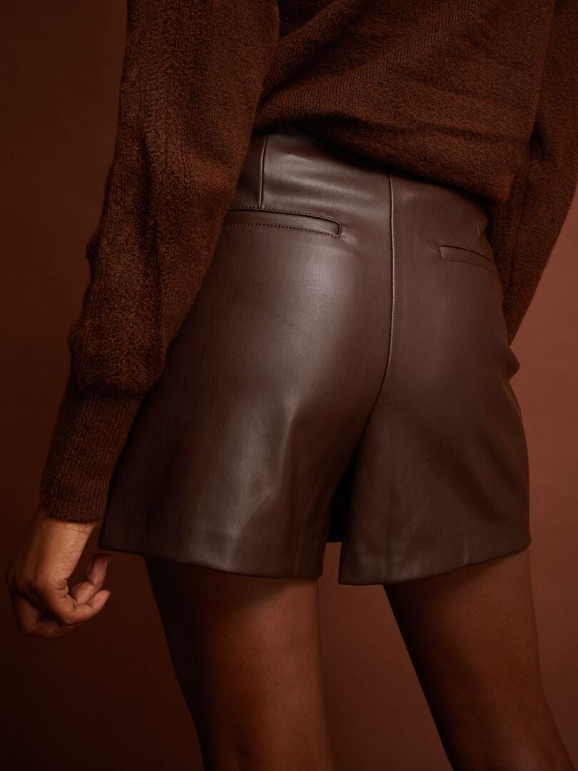 Onlelly-dell Hw Pleat Skort - Bruin Dessin main image 1