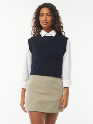 Skort met hoge taille