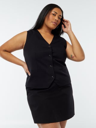 Skort met hoge taille