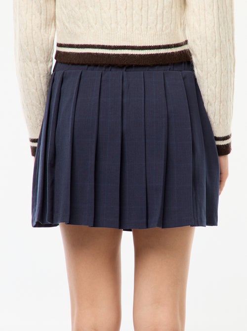 Skort met plooien - Kiabi