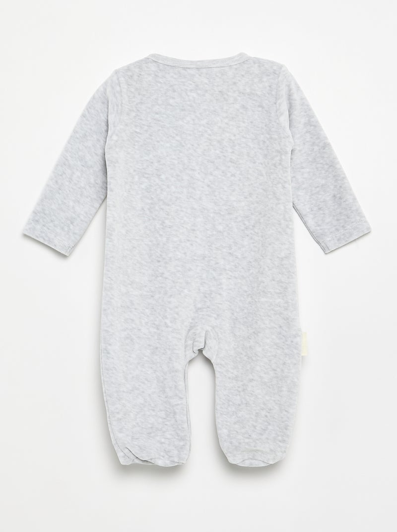 Slaappak van velours 'Petit Béguin' Grijs - Kiabi