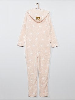 Slaappak van zachte fleece met borduurwerk - Kiabi