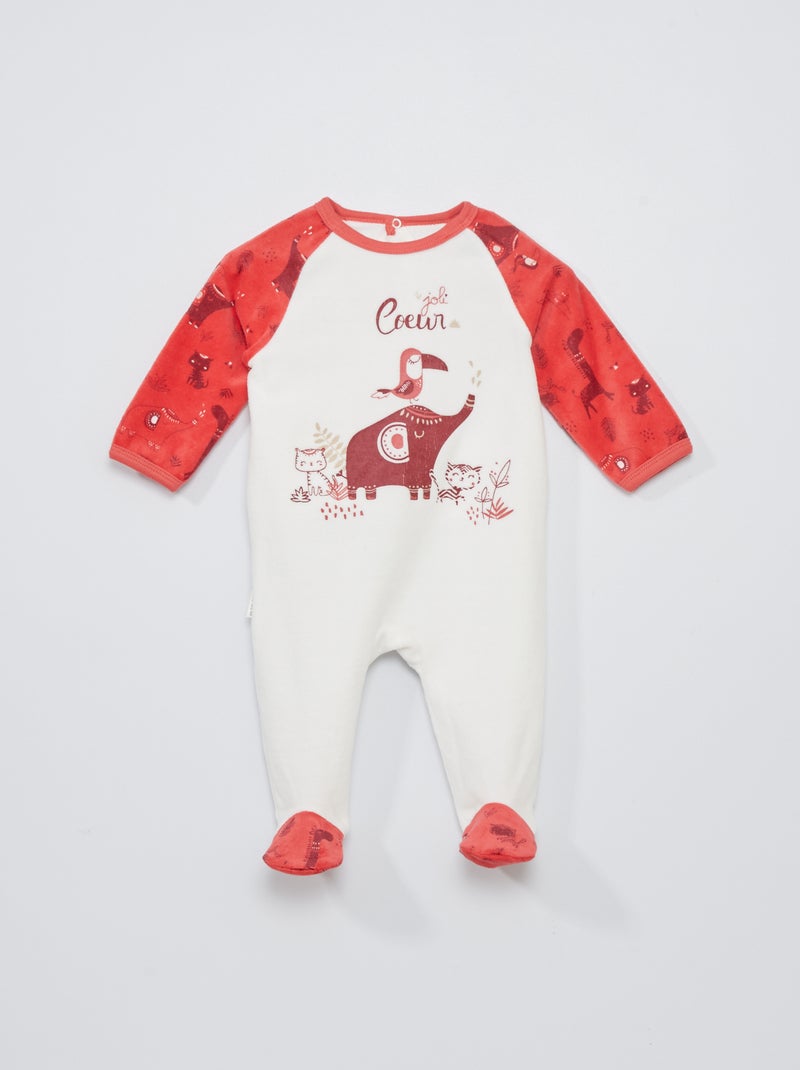Slaappakje 'Petit Beguin' wit / roze - Kiabi