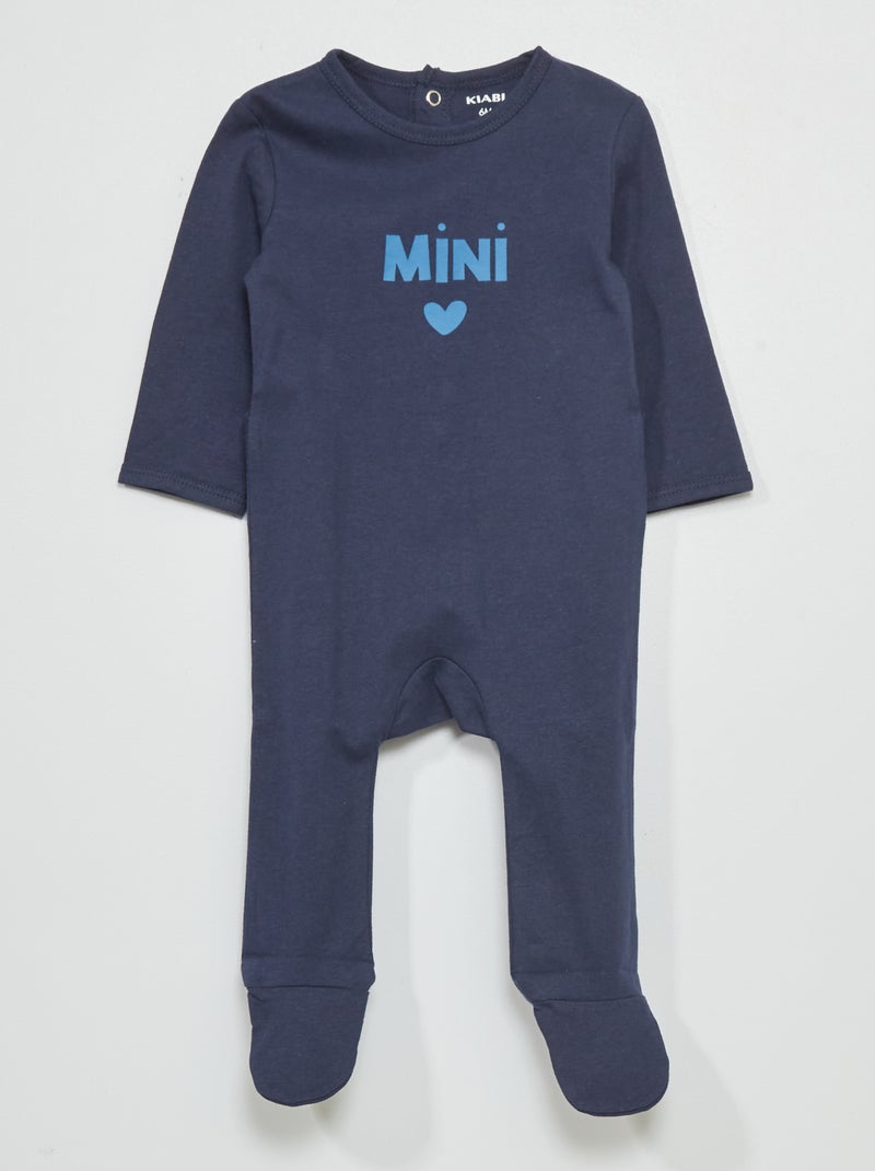 Slaappakje van jersey BLAUW - Kiabi