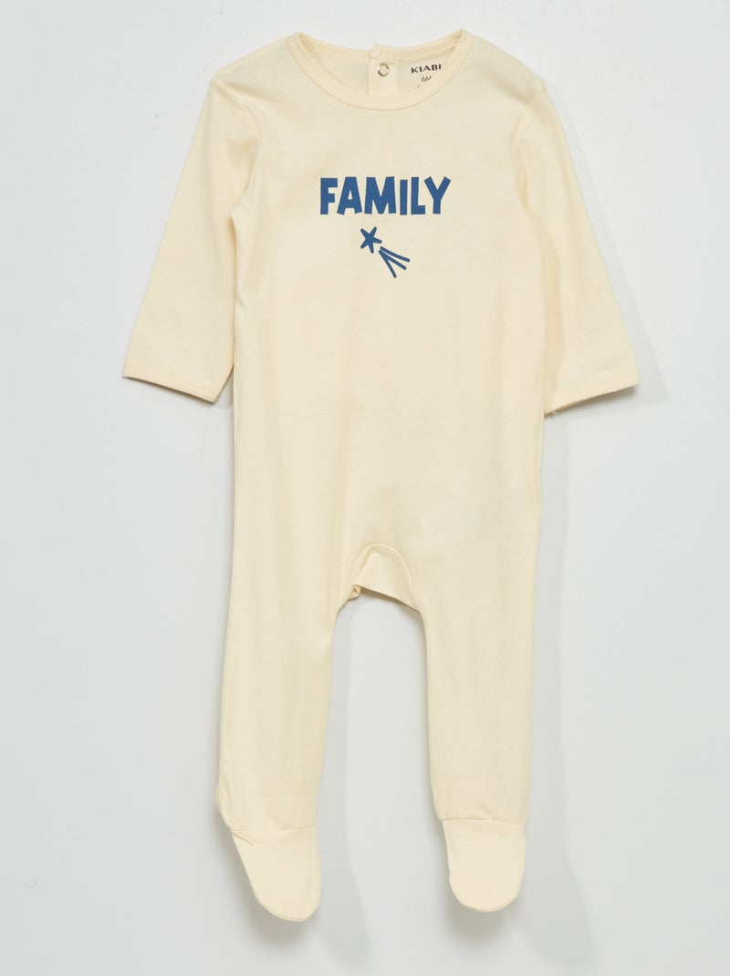 Slaappakje van jersey WIT - Kiabi