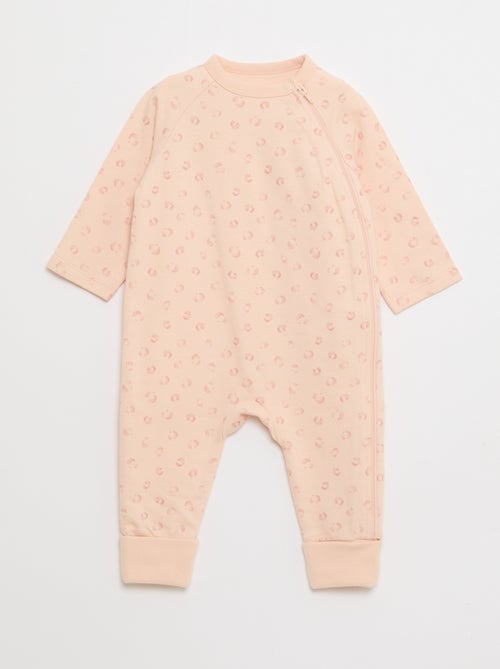 Slaappakje van lichte fleece en rompertje - Kiabi