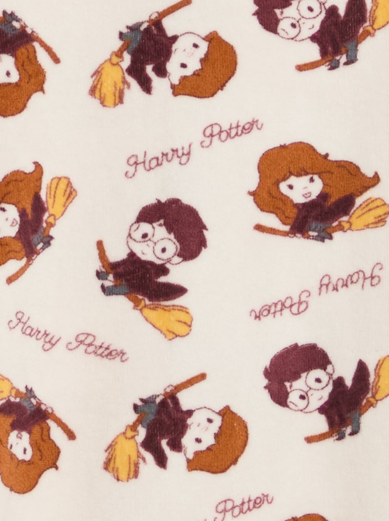 Slaappakje van velours 'Harry Potter' Wit - Kiabi