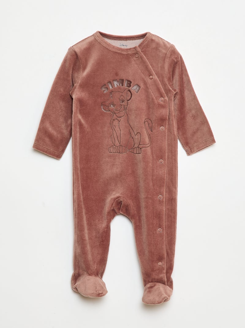 Slaappakje van velours 'Simba' 'Disney' Bruin - Kiabi