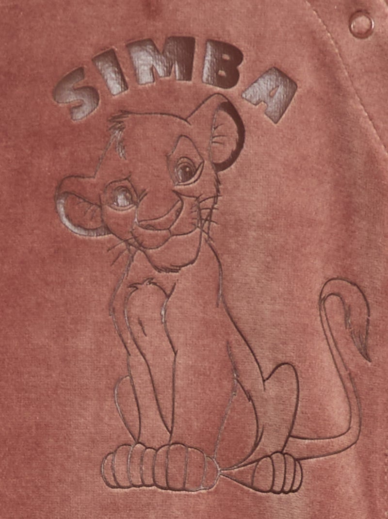 Slaappakje van velours 'Simba' 'Disney' Bruin - Kiabi