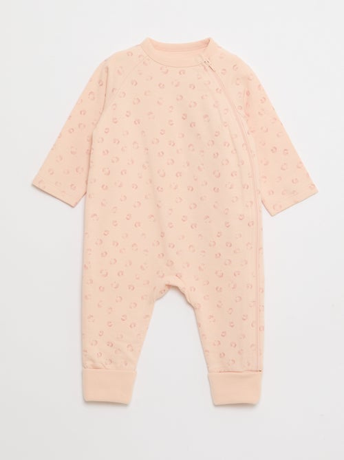 Slaappakje van warme fleece en rompertje - Kiabi