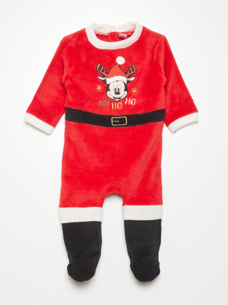 Slaappakje van zacht tricot 'Mickey' ROOD - Kiabi