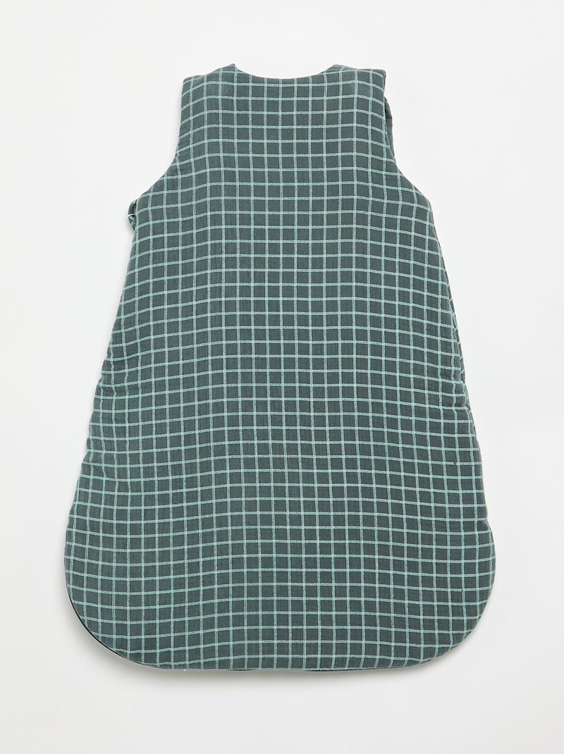 Slaapzak met afneembare mouwen Groen - Kiabi