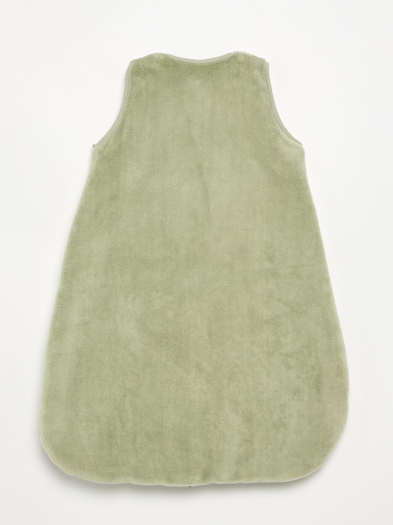 Slaapzak met afneembare mouwen Groen - Kiabi