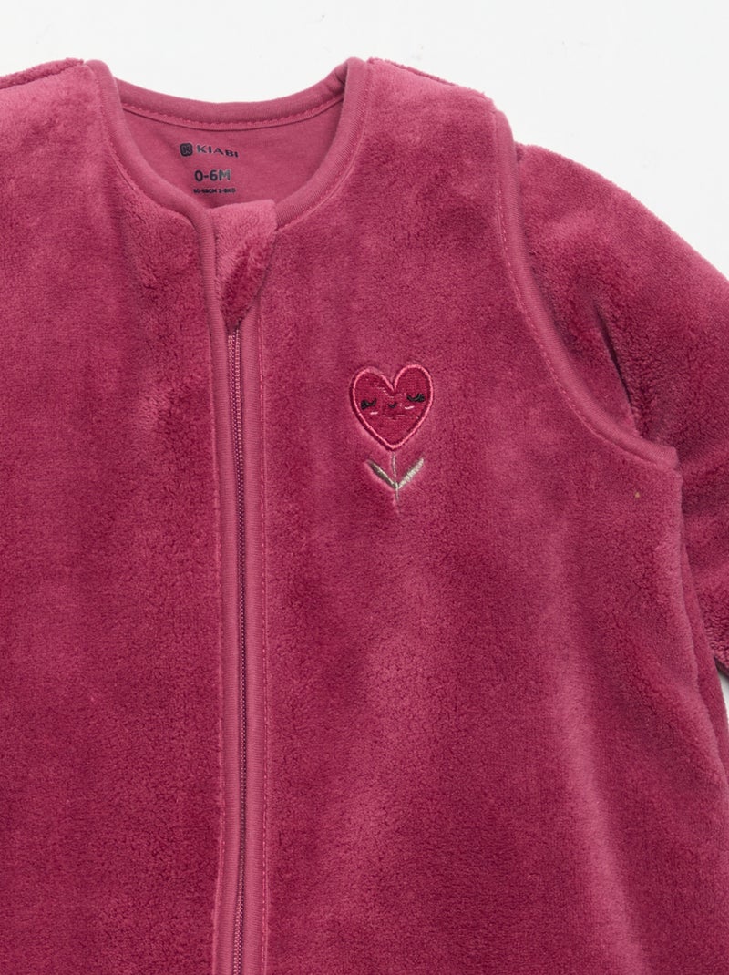 Slaapzak met afneembare mouwen Rose - Kiabi