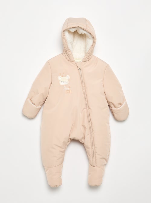 Slaapzak 'Petit Béguin' met voetjes, wanten en capuchon - Kiabi