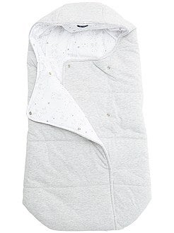 Slaapzak van joggingstof met voering met konijnenprint - Kiabi